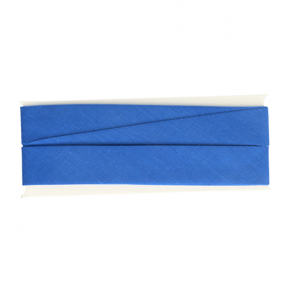 DMC biasband polykatoen blauw 40/20mm - kaart 3 meter