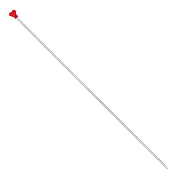 Addi breinaald met knop (hartje)