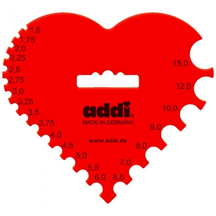 Addi needle gauge