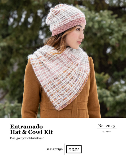 Entramado Hat & Cowl Set