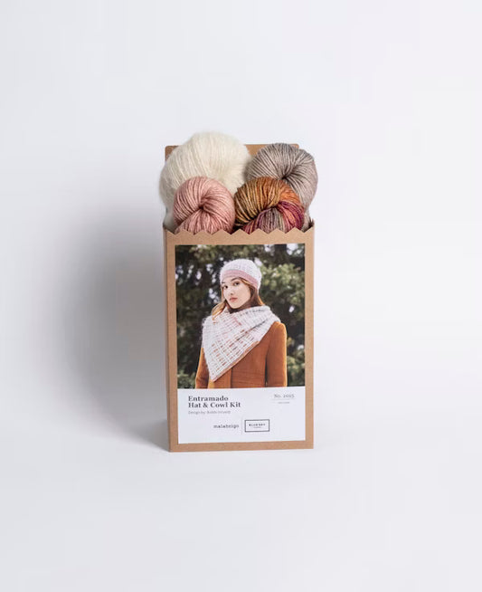 Entramado Hat & Cowl Set